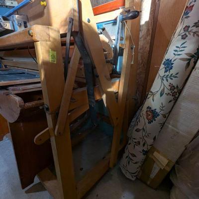 Antique floor loom!