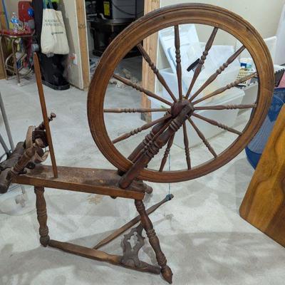 Antique spinning loom!