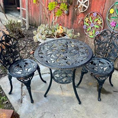 Iron Bistro Set