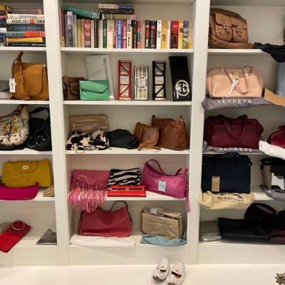 Gucci,  Prada, Kate Spade, Dior, Senreve hand bags and more. 