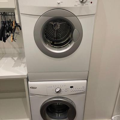 Stacked washer / dryer set 