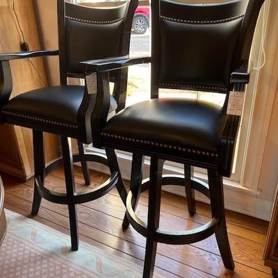 Leather Bar Stools/new
