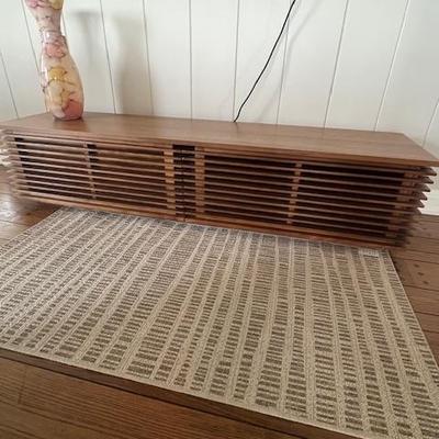 Gorgeous mid century unit...could add legs and create a buffet