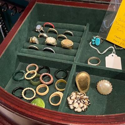 Room full of jewelry