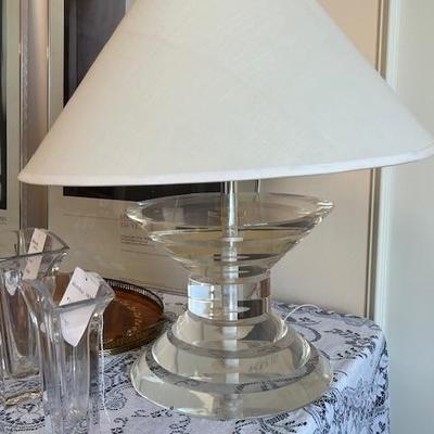 Mid Century Lucite lamp