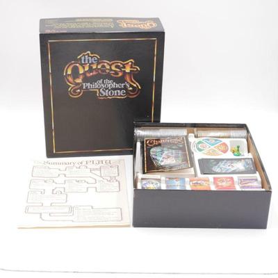 Vintage "The Quest of the Philsopher's Stone" Board Game COMPLETE