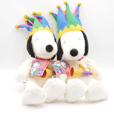 Macy's Snoopy Plush Doll 2000 Millennium Jester