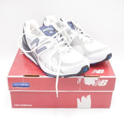 New Balance White/Navy Rollbar Running Shoes Men's Size 11 4E