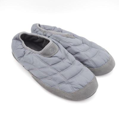 Acorn Gray Quilted Puff Slippers Men's Size 10.5-11.5