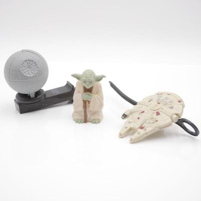 Set of 3 Vintage McDonald's Star Wars Trilogy Happy Meal Toys