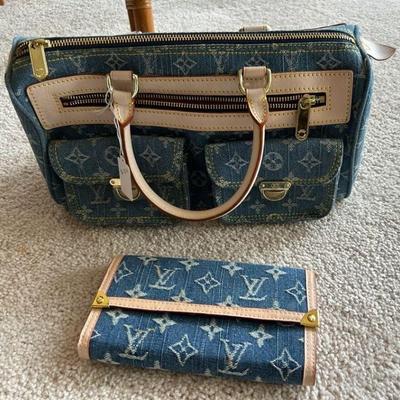Designer handbag and wallet