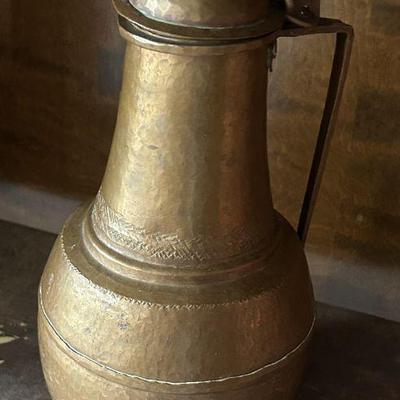 Brass pitcher