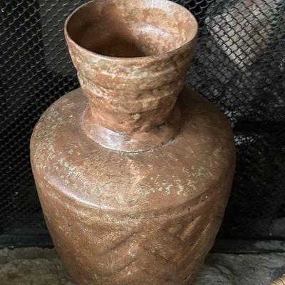 Terracotta vase