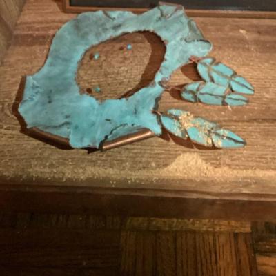 Blue feather