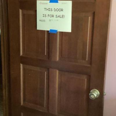 Solid wood interiror doors