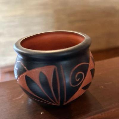 Native american pottery small bowl