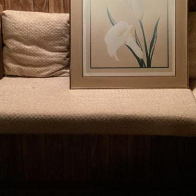 Beige lounge sectional