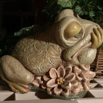 Ceramic frog