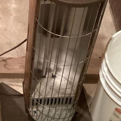 Brown wire front space heater
