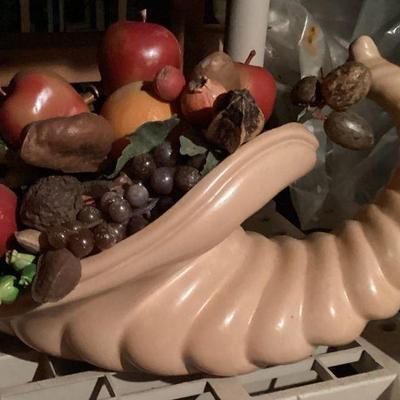 Pottery fruit bowl