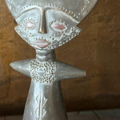 African figurine with mask