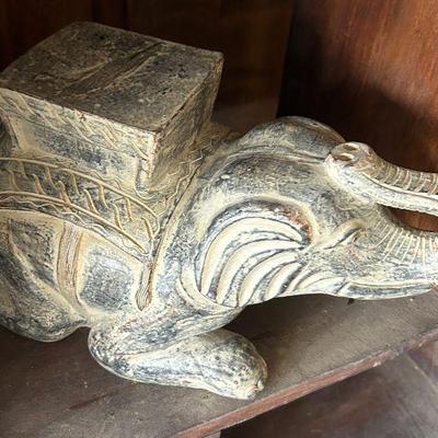 Wooden elephant