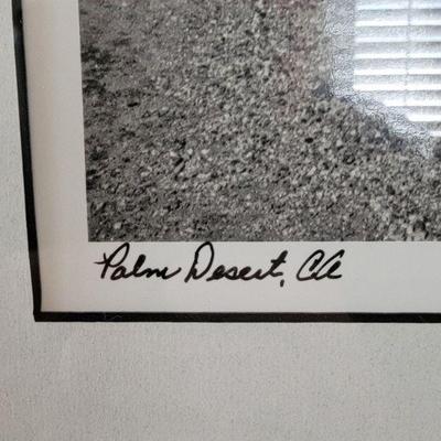 Vintage 1992 signed Palm Desert print