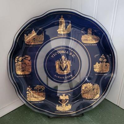 Vintage Victoria B.C. collector's plate