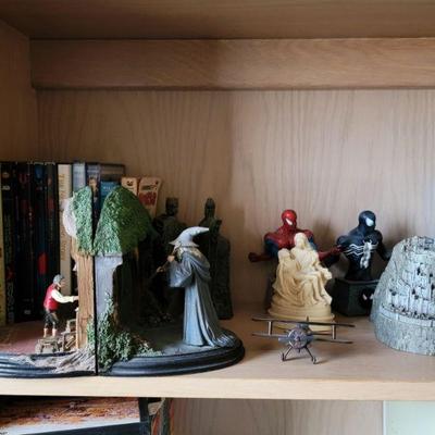 Assorted collectibles and figurines