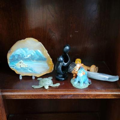 Assorted collectibles and figurines