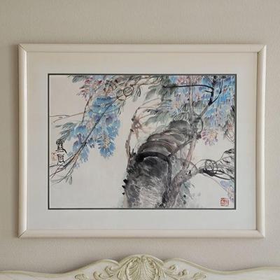 Signed Asian artwork