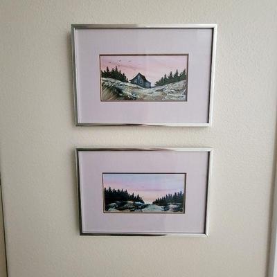 Frame landscape prints