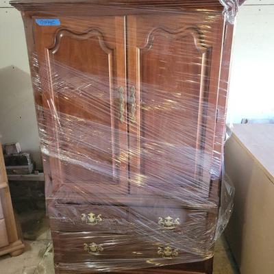Solid cherry armoire / media cabinet
35" X 61"h
$60