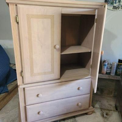 Light colored armoire/media cabinet
35" X 51"h
$65