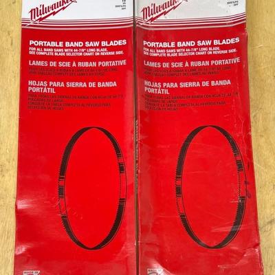 Milwaukee 18 And 24 TPI 44- 7/8 Portable Band Saw Blades