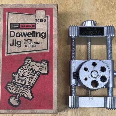 Sears Craftsman 9-4186 Doweling Jig In Original Box 