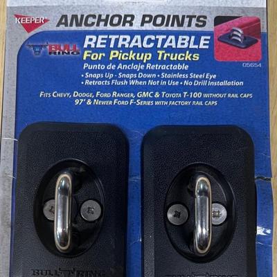 Keeper Retractable Anchor Points For Pickup Trucks