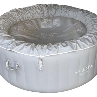 SaluSpa Corsica Energy-Saving Smart AirJet Inflatable Hot Tub With Accessories, Extra Filters, And Chemicals