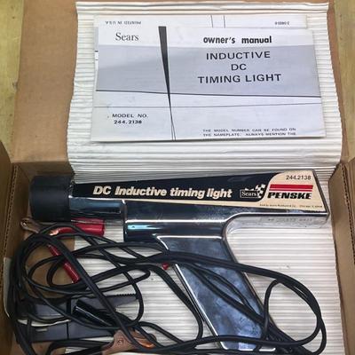 Sears Penske Inductive DC Timing Light With Manual And Original Box 