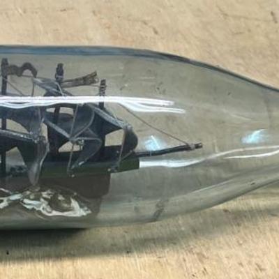 15.75" Ship In A Bottle 