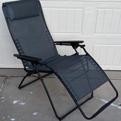 Lafuma Mobilier Mesh Back Folding Lounge And Camping Chair