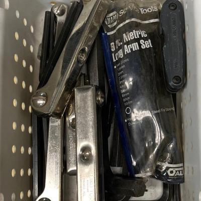 Lot Of Assorted Hex Keys With Craftsman, Eklind, And Napa