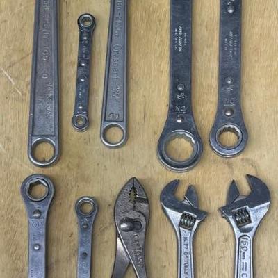 Craftsman, Crescent, And Powr-kraft Wrenches And Pliers 