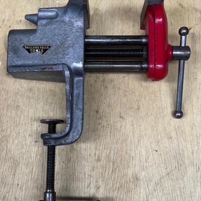 Miller Falls Tools 2.5 Inch Clamp On Bench Vise 