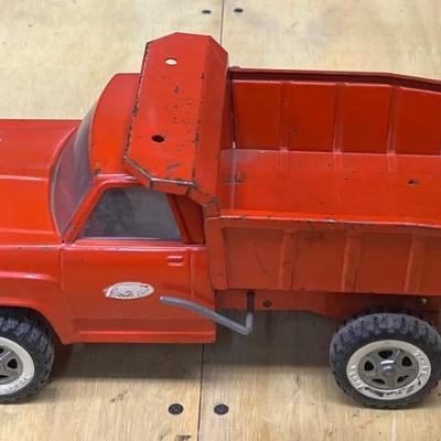 Vintage Tonka Metal Toy Dump Truck With Working Lever