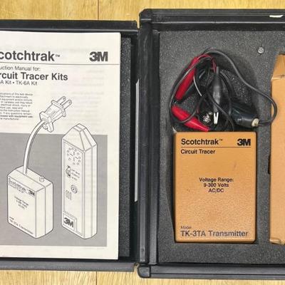 Scotchtrak TK-3TA Circuit Tracer With Case, Manual, And Original Box 