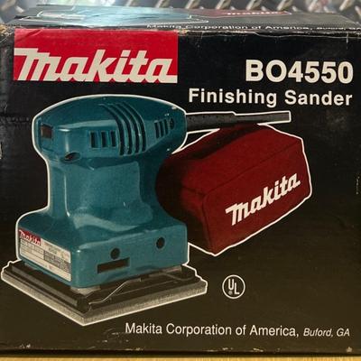 Makita BO4550 Corded Finishing Sander In Original Box