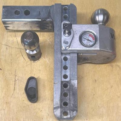 Weigh Safe 1500 Pound Tongue Weight Drop Hitch With Key And Extra 2" Ball 