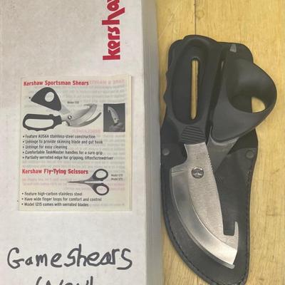 Kershaw Model 1130 Sportsman Shears With Original Box 