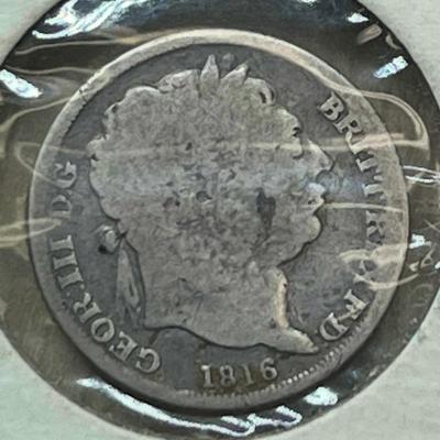 1816 George III Shilling